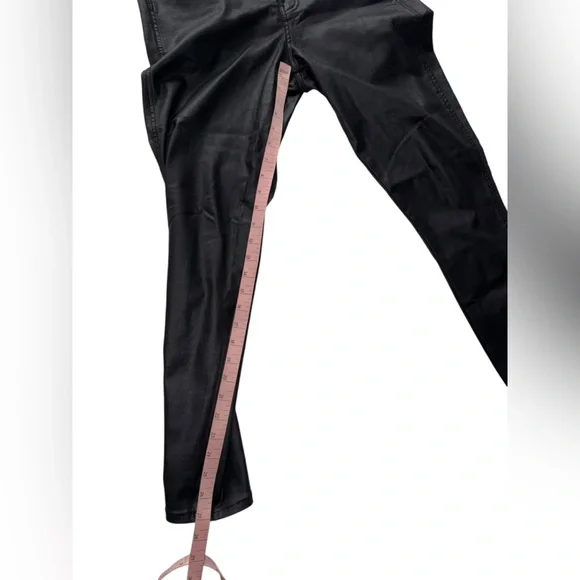 Kut from the Kloth Donna Coated High Waist Ankle Skinny Jeans Size 12 - Picture 5 of 9